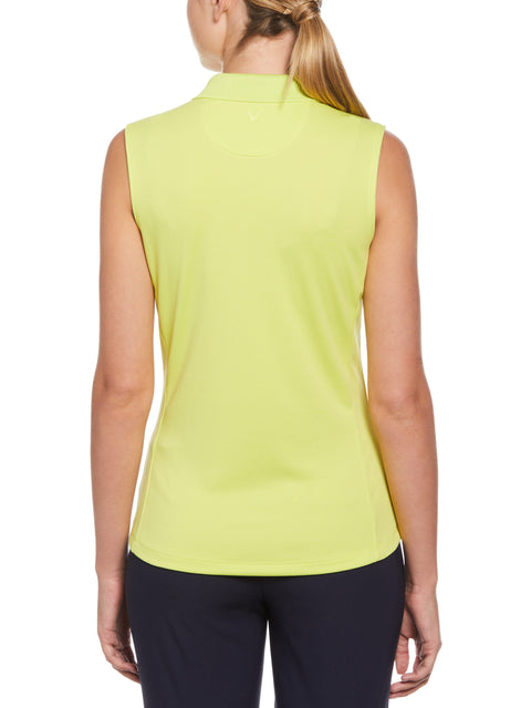 Sleeveless Women's Polo (Limeade) 