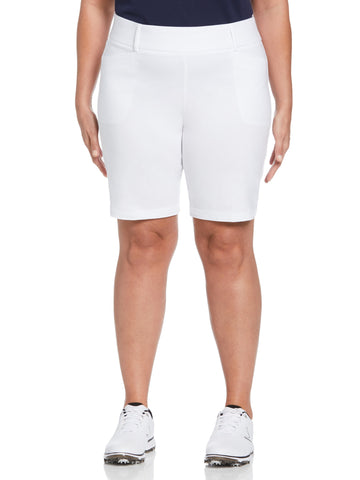 Callaway Apparel Women's Plus 9.5 Stretch Tech Golf Short