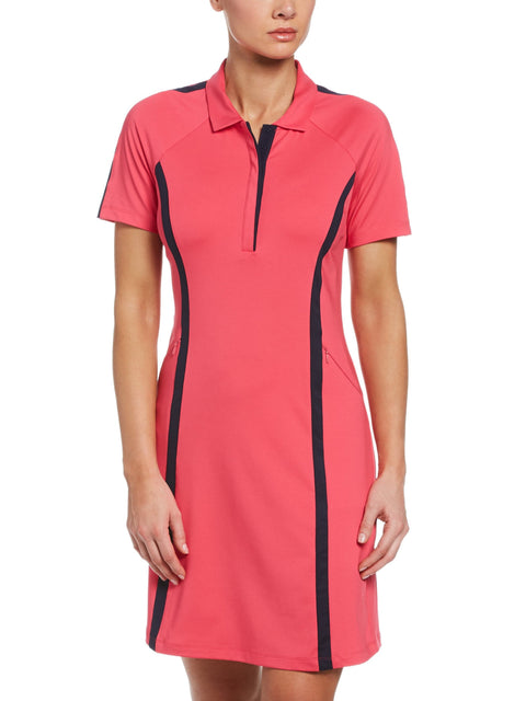 Women's Plus Swing Tech Color Block Golf Dress