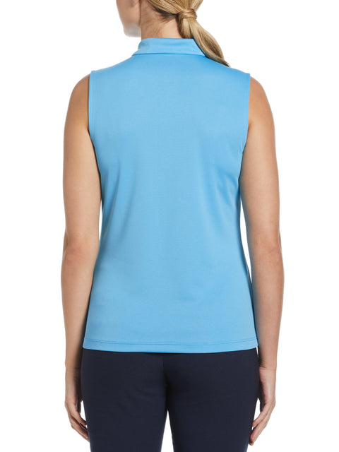 Sleeveless Airflux Polo (Bonnie Blue) 