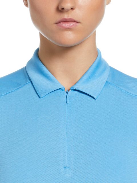 Sleeveless Airflux Polo (Bonnie Blue) 