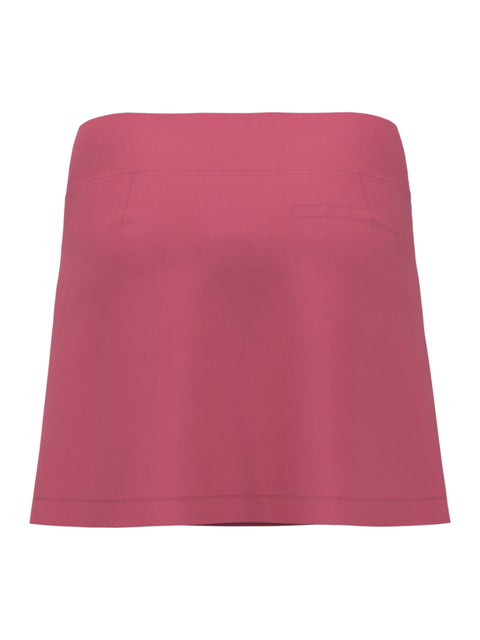 Womens Solid Skort (Fruit Dove) 