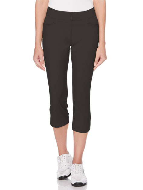 PGA TOUR Apparel Women's Woven Capri Pant | Golf Apparel Shop