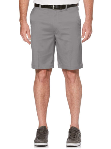 Heather Flat Front Golf Short with Active Waistband