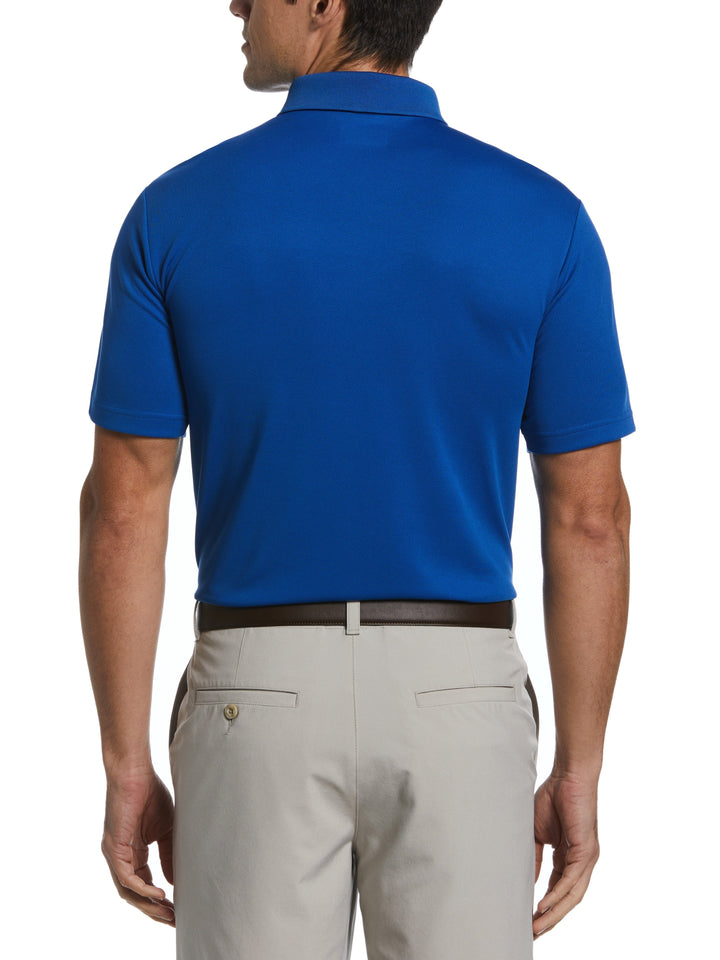 Pga Tour Mens Airflux Solid Polo Shirt