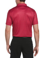 Men's All Over Geo Print Golf Polo