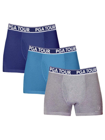 PGA TOUR Apparel Men's Boxer Brief Underwear (3-Pack)