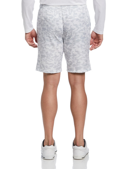 Camo Printed Tennis Short (Bright White) 