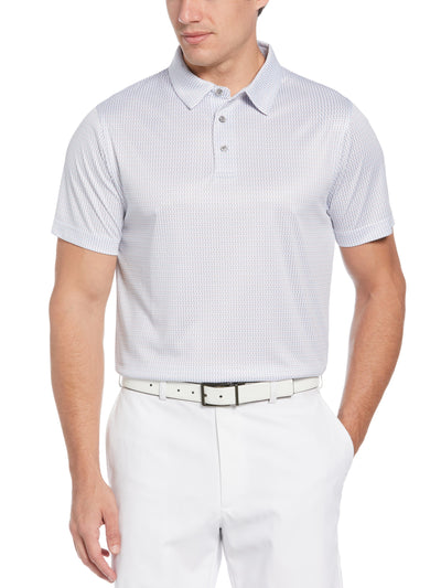 Men's Micro Conversational Print Golf Polo