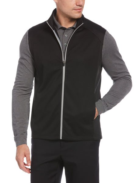 PGA TOUR Apparel Midweight Textured Fleece Full Zip Jacket