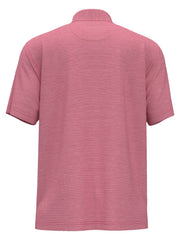 Space Dye Texture Golf Polo (Virtual Pink Heather) 