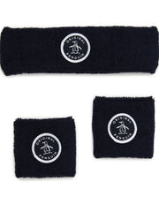 Terry Pete Logo Head & Wrist Sweatband Set (Black Iris) 