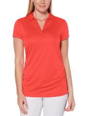 Airflux Solid Short Sleeve Polo (Lychee) 