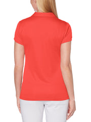 Airflux Solid Short Sleeve Polo (Lychee) 