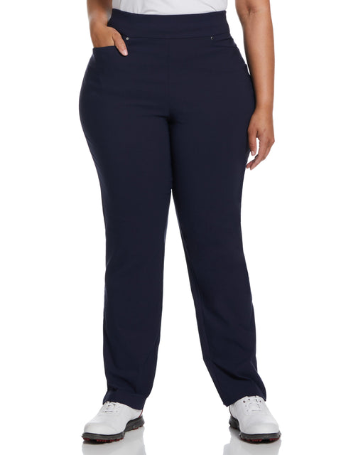  PGA TOUR Women's Regular Pull-on Golf Pant with Tummy Control  (Size X-Small-Xx-Large), Black Iris : Clothing, Shoes & Jewelry
